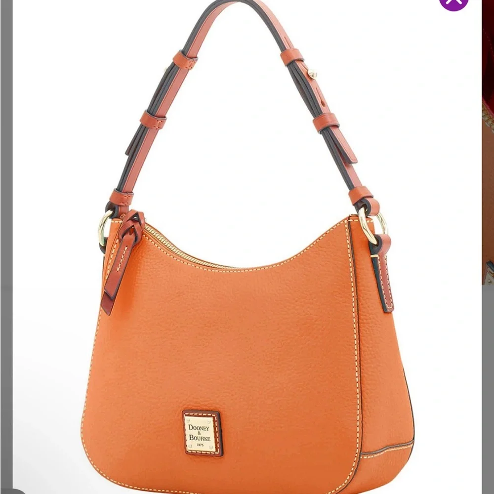 Apricot Kiley Dooney & Bourke Hobo Purse - Picture 3 of 15